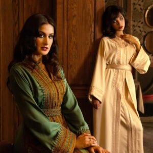 luxury moroccan caftan portrait – elegant editorial by christian mamoun